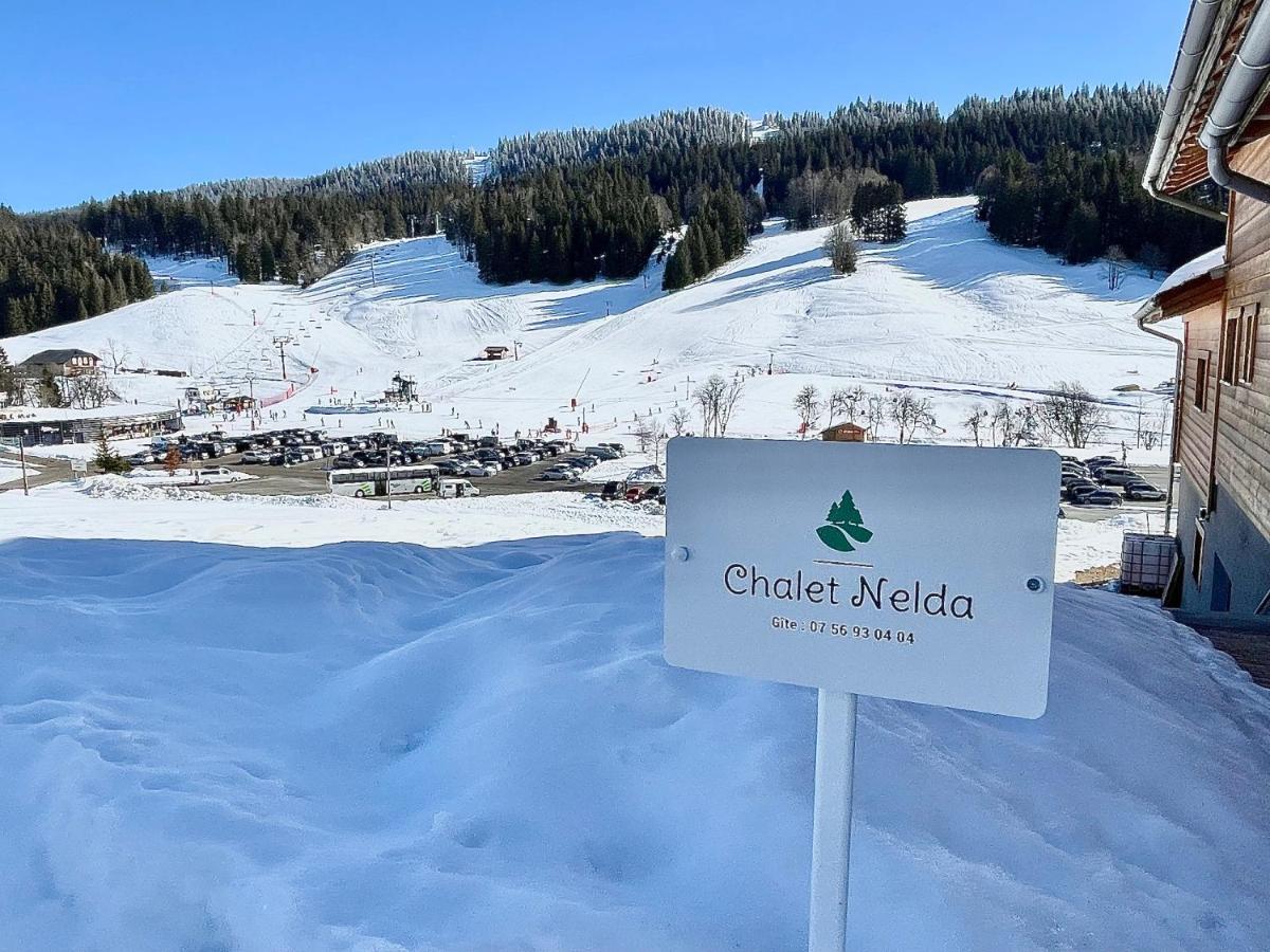 لامورا Gite Avec Terrasse Et Belle Vue - Chaletnelda Com المظهر الخارجي الصورة